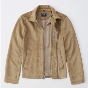 Abercrombie Faux Suede Trucker Jacket - XL - NWT